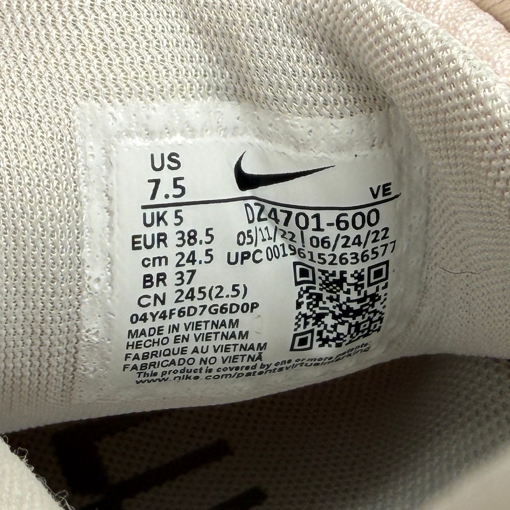 Nike Air Zoom Pegasus 39 Running Shoes Women's 7.5 Light Soft Pink Athletic Run - Picture 13 of 13